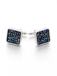 Mens Cuff Links Custom Luxury Button Shirt 결혼 선물 Crystal Cluster Custom Guest를위한 KFLK 고품질 커프스 단추