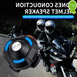 Car New Motorcycle Bone Conduction Helmet Headsets Stereo Speaker Headphones Wireless Bluetooth Driving Cycling Earbuds Sports Earphone
