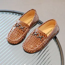 Çocuk Ayakkabıları Kızlar Mokassinleri Moda Yumuşak Çocuklar Erkekler Soathers On Loafers Boy Spor Sakinler Boyutu 21-30