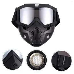 Caschi da moto Occhiali Visiera Lenti per PC Moda Motocicletta Recinzione Ciclismo Scudo antivento