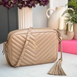 10A Diseñador de lujo Cross Body Clutch LOU Bolsas de mensajero Cámara Borla Cartera para mujer Acolchado para hombre Moda Satchel Bag Tote Hombro Cuero genuino Elegante bolso de mano