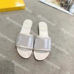 Fashion Lazy People Slppers Designer Womens Outdoor Casual Beach Slides Fashion Brand Embroidery Printed Soft Flat Bottom Sandals
