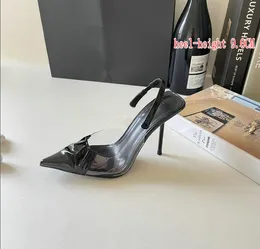 Blade Damen Hanfseil gewebte Metallkette Sandale Slipper Designer Mode Luxus elegant schlichtes Material Stiletto-Absätze Schuhe komfortables Design REW