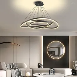Люстры столовая лампа светодиодная потолочная люстра творческая подвеска кулона Nordic Modern Simple El Art Bar