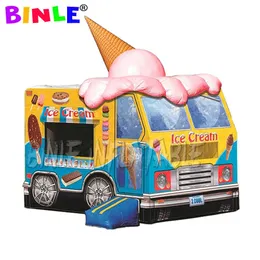 Festival street parade event Inflatable Ice Cream Van food concession stand stall truck inflatable car serving Tent for sale