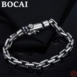 Bangle Bcai S925 Sterling Srebrna bransoletka męska para