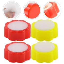 Gift Wrap 12 Pcs Wet Sponge Fingers Cashier Envelope Moisteners Cup Counting Money Accessory Wax Non- Fingertip Tool Hand Machine