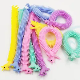 ألعاب الجدة Unicorn Worm Noodle Stretch anti anti toys للأطفال تململ التوحد الحواس ذوي الاحتياجات الخاصة ADHD 230522