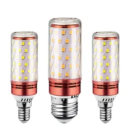E27 E14 Lampa kukurydziana LED High Power 12W 16W SMD2835 220V 240 V Candle Bulb żyrandol świecy LED LED LED LED do dekoracji domu