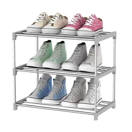 Stojak na buty, metalowy stojak na buty solidny butowy półka lekka freestandingowa wieżę Organizator Organizator przestrzeni oszczędności dla szafy