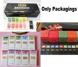 Vape Packagings For KRT Premium Cartridges Bags BALLERBOX EXOTIC FIZZ Packages 10 Strains White Black Carts Packing Paper Boxes3907287