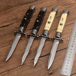 Высококачественный 10-дюймовый итальянский AB Mafia Stiletto горизонтальные ножи тактические складные ножи D2 Llak