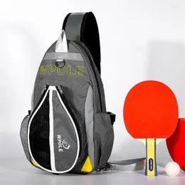 Borse da esterno Borsa per racchetta da ping pong in nylon di alta qualità Borsa per il trasporto di sport e tempo libero