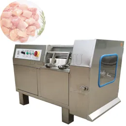 Nötköttsås helautomatiskt dicer lamm och fårhackutrustning, fläskhackmaskin färskt strimlat köttdicer
