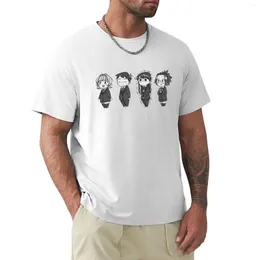 Polos męski Komi-san nie może się komunikować-T-shirt gang chibi