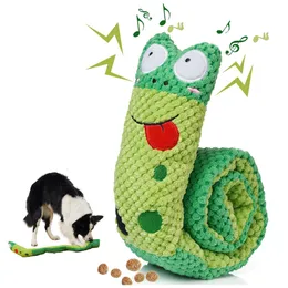Jouets pour chiens à mâcher Jouets de puzzle pour chiens Squeaky Plush Snuffle Dog Toy Game IQ Training Foraging Molar Puppy Toy for Small Medium Large Dogs Pet Products 230520