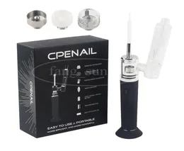 Cpenail Dab Wax Vaporizer Starter Kit Portable Oil Rig Glass Bongs Keramische kwarts Elektrische Gr2 Pure Titanium E Sigaret4499042
