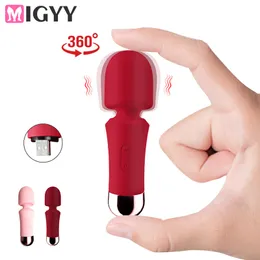 Vibratori Carino Mini Vibratore AV Gspot Bacchette Bacchetta magica Massaggio Vibrazione Stimolatore clitorideo portatile Vibratori Giocattoli sessuali per donne Adulti 230520