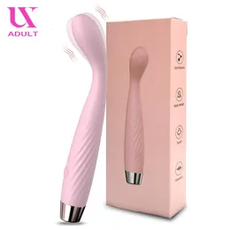 Vibrators Beginner GSpot Vibrator for Women Nipple Clitoris Stimulator 8 Fast Seconds to Orgasm Finger Shaped Vibes Sex Toys for Adults 230520