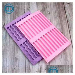 Moldes para hornear Rec Sile Soap Mold Diy Making Homemade Cake Mod Jabones hechos a mano Craft For Home Baño Formas Drop Delivery Garden Kitc Dhflt