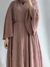 エスニック服Turkiye Dubai Muslim Dress Kaftans Abaya女性のイブニングドレス