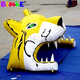 2016 Melhor melhor qualidade Tigre inflável tigre tigre tigre túnel inflável túnel de mascote de tigre para esportes