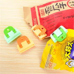 400PCS/lot Portable ABS Practical Food Sealing Very Strong Clamp Clip Powder Food Package Bag Clip
