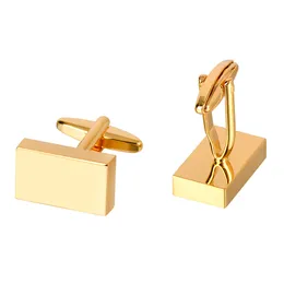 Savoyshi Free Engraving Logo Cufflinks for Mens Special Gift عالية الجودة مربعة مربعة الفضة الفضية.