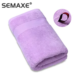 Semaxe Luxury Bath Towel 100％綿、高い吸収性、高品質のホテルとスパ、柔らかくて厚く、バスルームビーチに適しています（