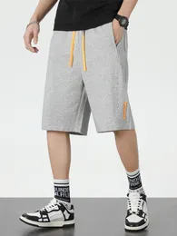 Mens shorts de verão Baggy Sweatshorts Homem Hip Hop Streetwear Logo Jogger curto algodão reto Casual Plus Tamanho 6xl 7xl 8xl 230522