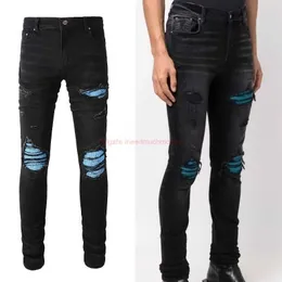مصمم الملابس Amires Jeans Denim Pants 8807 New Amies Fashion Masn