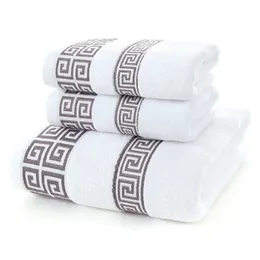Asciugamano in puro cotone bianco 35x75cm Asciugamani da bagno per hotel ricamati per adulti Asciugamani per il viso morbidi ad asciugatura rapida altamente assorbenti