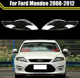 Ford Mondeo 2008-2012ヘッドランプガラスキャップ透明ランプシェードヘッドランプシェルレンズマスクヘッドライトカバー