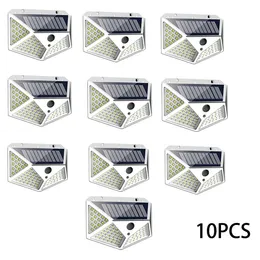 2/4/6/8/12 st 100 LED Solar väggljus utomhus Solarlampa pir rörelsessensor Solenergi Sunlight Street Light for Garden Light