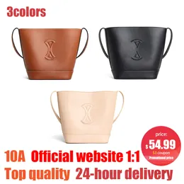 Fashion TRIOMPHE Cowhide Bucket Bag Shopping Hobo Beach Designer Lady Shoulder Bags Clutch Duffle Women's Mens S Tote Handbag Travel