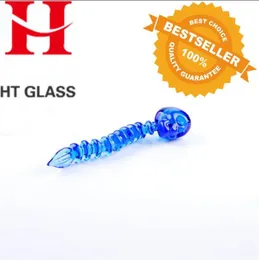 Rökrör Hokah Bong Glass Rig Oil Water Bongs Blue Skeleton Glass Cigarett