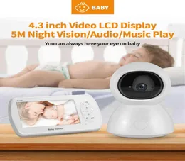 Babyphone 43 Zoll Hochauflösendes Infrarot-Nachtsicht-Wireless-Video-Baby-Schlafmonitor mit Fernbedienungskamera PanTiltZoom H116642609