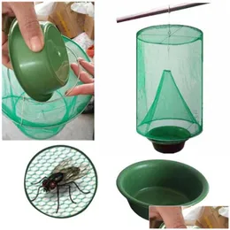 Pest Control Fly Kill Trap Tools Reusable Hanging Catcher Flytrap Zapper Cage Net Garden Supplies Drop Delivery Home Household Sundri Dhha8