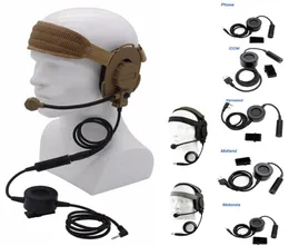 CS Tactical Earphone Gear Combat II Z Tactical Headset with PTT Paintball Shooting Headphone Airsoft NO15012B5903702