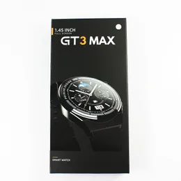 GT3 MAX Smartwatch NFC Betalning Bluetooth Musik Ring trådlös laddningslist Witch Long Battery Livslängd Voice Assistant Fashion Smart Watch GT3 Max