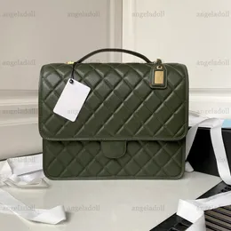 10A зеркало качество дизайнеры 31,5 см зеленые рюкзак Жена