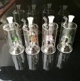 Rury dymowe Hegoh Bong Glass Rig Oil Water Bongs Kolorowe cztery pazur 47 Lekki garnek