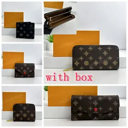 Luxury wallet for women coin purse single zipper wallets mens card holder Monograms Empreinte Classic designer bag Fashion bags luxurys designers wallet with box