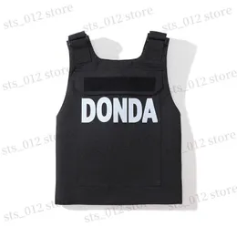 Men's Tank Tops Streetwear DONDA Tactical Vests Hiphop Vest Outerwear Tops Tees Tank Gilet Singlet for men T230523