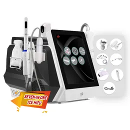 2023 Hifu 7d Facial Y Corporal 9d 기계 Hifu 카트리지 페이스 리프트 머신 Hifu 4D 방지 방지 기계 5in1