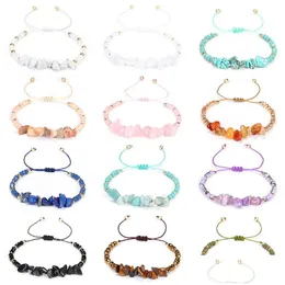 Party Favor Irregar Crystal Stone Armband Hand Woven Ladies Decoration Fashion Jewelry Accessories Drop Delivery Home Garden Festiv Dhohd