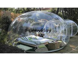 Tält och skyddsrum Uppblåsbar bubbelträd tentinflatable show House FAMAILY BACKYARD CAMPING TENTS045MM PVC CARPAS DE 4 PERSONA1323450