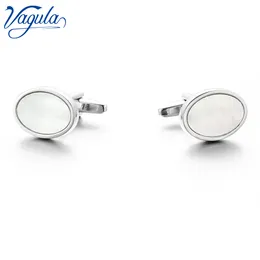 Vagula Cufflinks Top Luxury Brand Bonito Gemelos Sea Shell Mother Pearl Men Cuff Link Luxury Gift Button 179