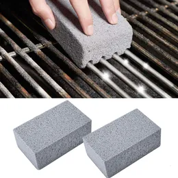 BBQ Tools Accessories 12Pcs Rack Cleaning Brick Block Barbecue Stone Racks Stains Grease Cleaner Kitchen Decorate Gadgets 230522