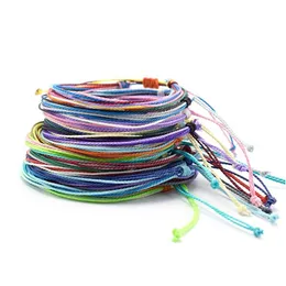 Other Bracelets Bohemian Hand Woven Bracelet Color Dcord Wax Thread Fashion Accessories Drop Delivery Jewelry Dhl3A